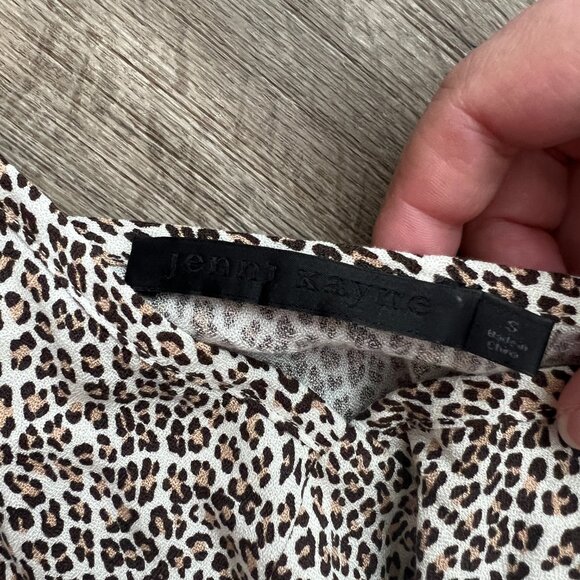 New JENNI KAYNE Leopard Cami size Small - Picture 13 of 13